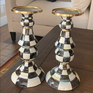 Mackenzie Childs Candlesticks-set of two